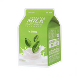 A'pieu - Green Tea Milk Sheet Mask 1pc