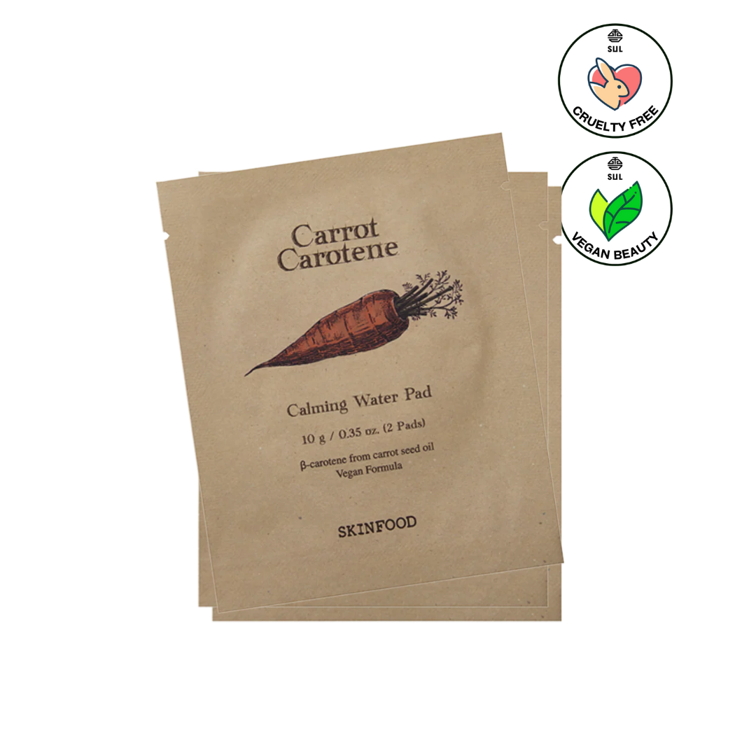 SKINFOOD Carrot Carotene Calming Water Pad Trial Set