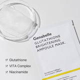 Genabelle Glutathione Brightening Ampoule Mask